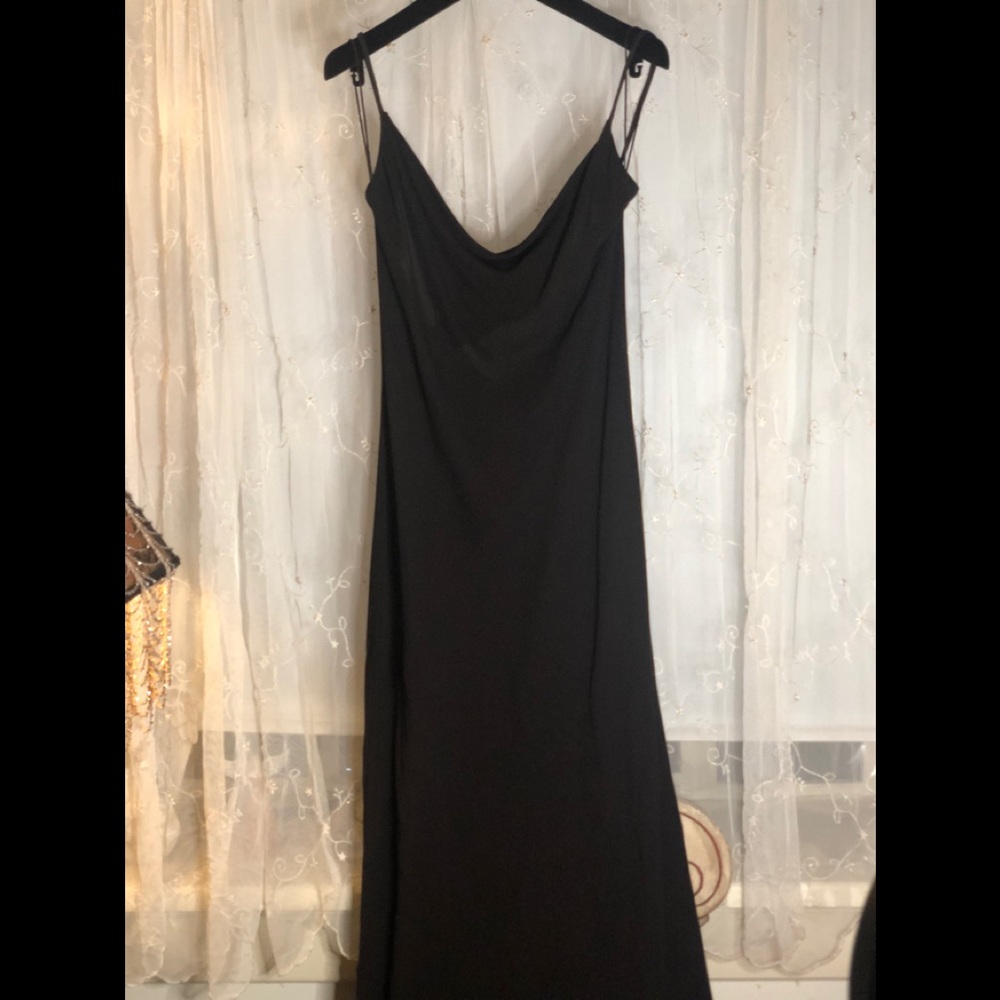 Vintage Calvin Klein Collection Aubergine Gown